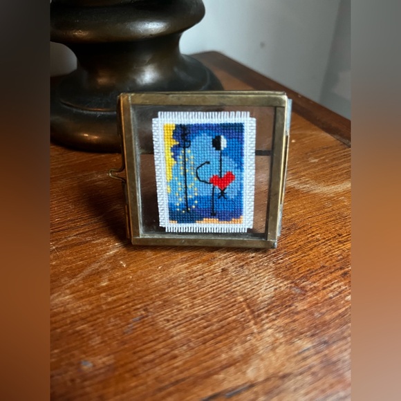 Joan Miró’s “Dancer” in Mini Cross Stitch Art - Picture 3 of 4